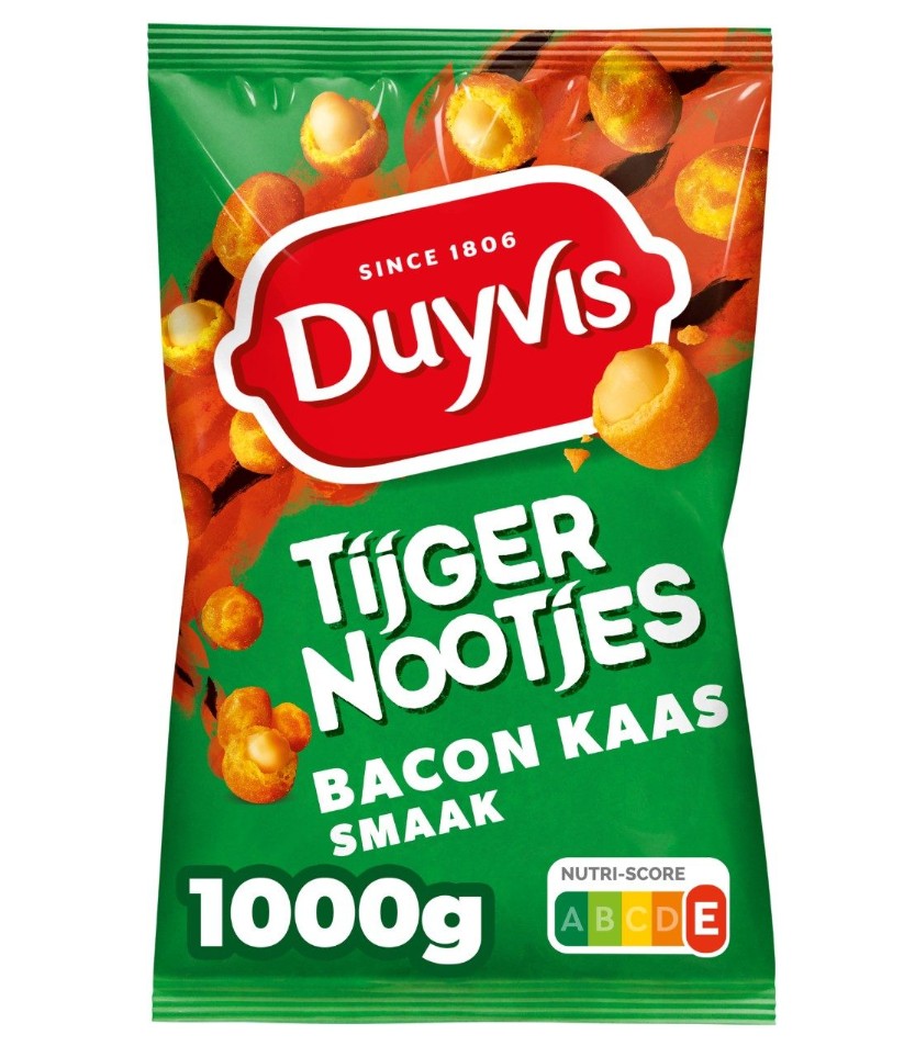 Duyvis Tijgernootjes Bacon-Kaas 1kg